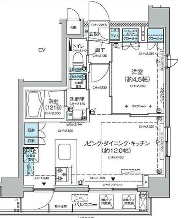 京急蒲田駅 徒歩7分 11階の物件間取画像